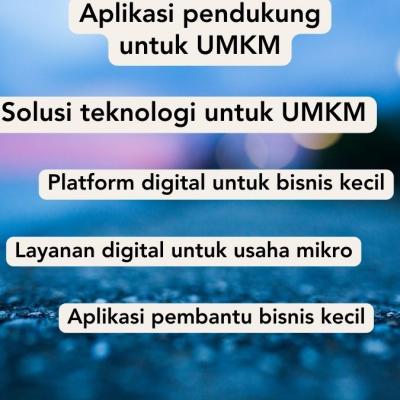 Aplikasi pendukung untuk UMKM